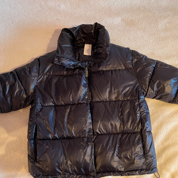 NOIZE Women’s Navy Blue Puffer Jacket - Picture 3 of 8
